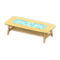 Nordic Low Table (Light Wood - Raindrops) NH Icon.png