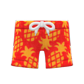 Pineapple Aloha Shorts (Red) NH Icon.png
