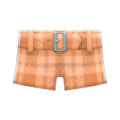 Plaid Shorts (Brown) NH Icon.png