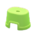 Bath stool's Green variant