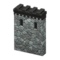 Castle Wall (Dark Gray - None) NH Icon.png