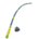 Colorful fishing rod's Gray variant