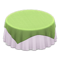 Large Covered Round Table (Green - Plain White) NH Icon.png