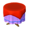 Round-Cloth Table (Red - Purple) NL Model.png