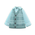 Checkered Sweater Vest (Pale Blue) NH Storage Icon.png