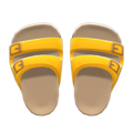 Comfy Sandals (Yellow) NH Icon.png