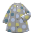 Dotted Raincoat (Gray) NH Icon.png