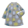dotted raincoat