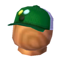 Green cap