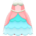 Mermaid princess dress's Pink variant