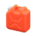 Plastic canister's Red variant