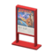 Poster Stand (Red - Movie) NH Icon.png
