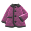 Quilted Down Jacket (Purple) NH Icon.png