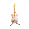 Rock Guitar (Coral Pink - Familiar Logo) NH Icon.png