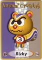 Animal Crossing E Reader Card - D09 Kirby Wallpaper Design Card