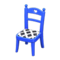 Cute Chair (Blue) NH Icon.png