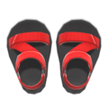 Outdoor Sandals (Red) NH Icon.png
