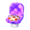 Polka-Dot Chair (Amethyst - Red and White) NL Model.png