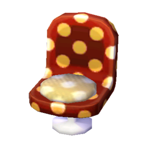 Polka-Dot Chair (Cola Brown - Caramel Beige) NL Model.png