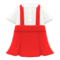 Skirt with Suspenders (Red) NH Icon.png