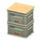 Stacked Bottle Crates (Gray - Cherry) NH Icon.png