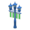Street Lamp with Banners (Blue - Green) NH Icon.png