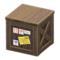 Wooden Box (Dark Brown - Shipping Stickers) NH Icon.png