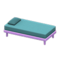 Simple Bed (Purple - Light Blue) NH Icon.png