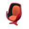 Artsy Chair (Red - Orange) NH Icon.png