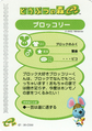 Doubutsu no Mori Card-e+ 3-055 (Broccolo - Back).png