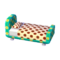 Polka-Dot Bed (Melon Float - Cola Brown) NL Model.png
