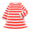 Striped Dress (Red) NH Icon.png