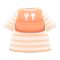 Tee with Silicone Bib (Baby Orange) NH Icon.png