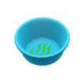 Bath Bucket (Blue - Hot-Spring Icon) NH Icon.png