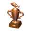 Bronze fish trophy