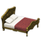 Elegant Bed (Gold - Damascus-Pattern Red) NH Icon.png