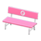 Plastic Bench (Pink - Leaf) NH Icon.png