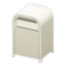 Steel Trash Can (White - None) NH Icon.png