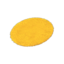 yellow small round mat