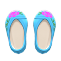 Embroidered Shoes (Blue) NH Icon.png