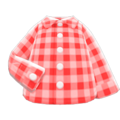 Gingham Picnic Shirt (Red) NH Icon.png