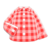 Gingham Picnic Shirt (Red) NH Icon.png