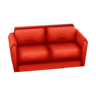 red sofa