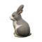 Bunny Garden Decoration (Gray) NH Icon.png