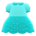 Floral Lace Dress's Light Blue variant