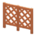 Large lattice fence's Brown variant