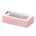 Long bathtub's Pink variant