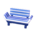 Stripe sofa's Blue stripe variant