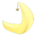 Crescent-moon chair's Yellow variant