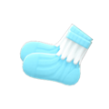Frilly Socks (Blue) NH Icon.png